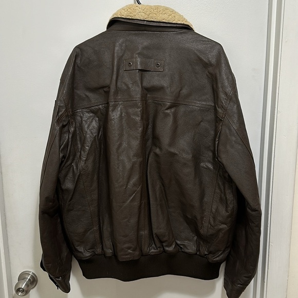 The Bradford Exchange Air Force Leather Flight Jacket size L - Picture 9 of 9